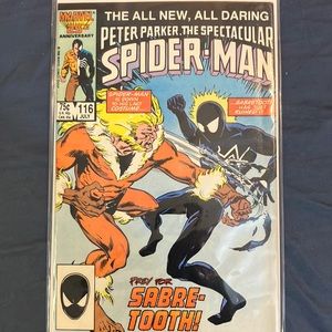 Spectacular Spider-Man #116 Nm 1st Full App The Foreigner 1986 KRAVEN